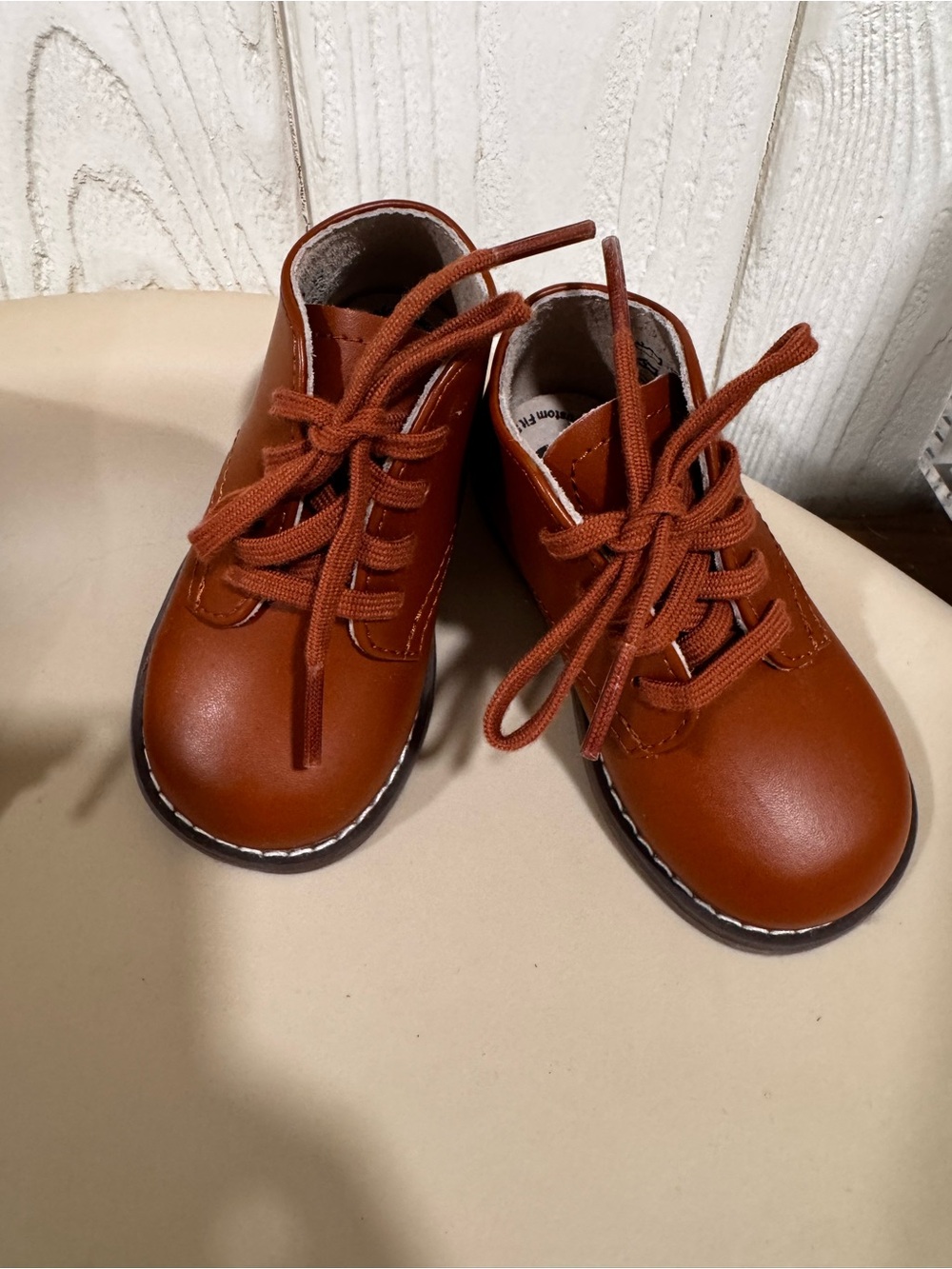 Formates Kids Lace-Up Boots in Brown
